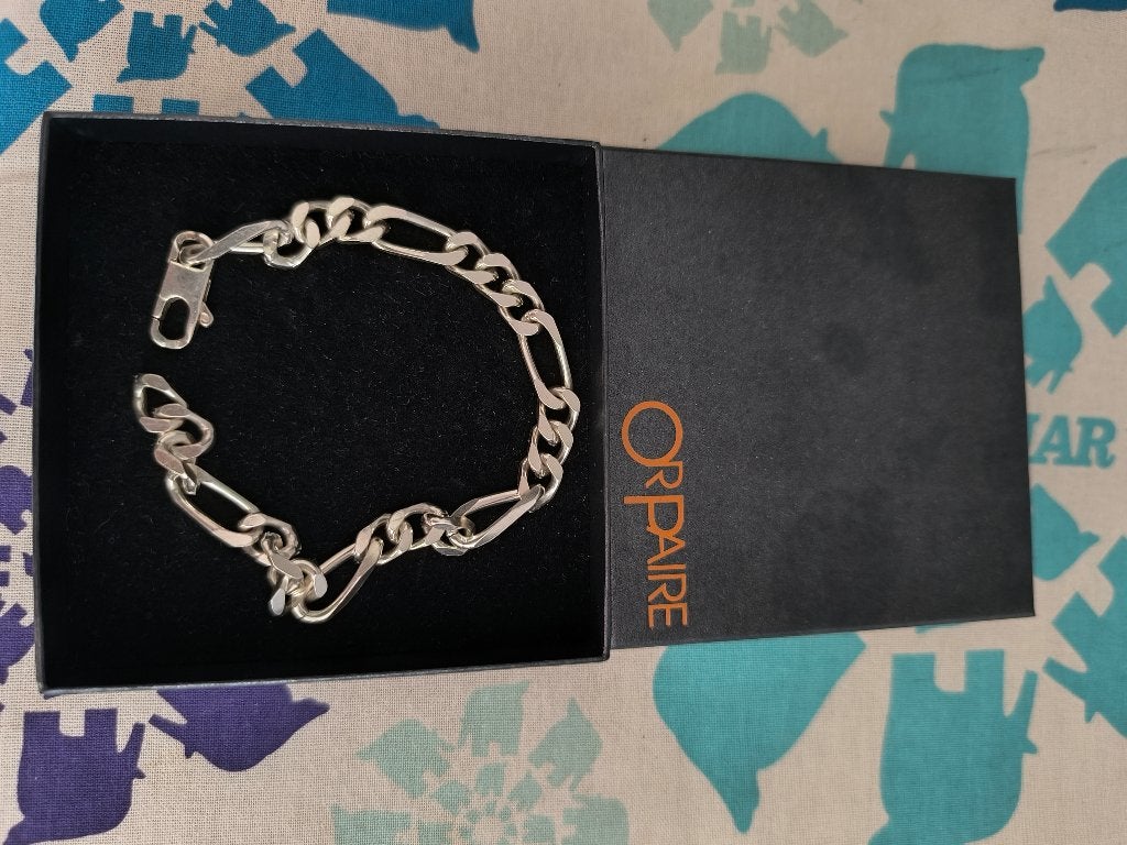 Bracelet acier inoxydable neuf, Bijoux, Sacs & Beauté, Enlèvement ou Envoi, Neuf, Argent, Acier