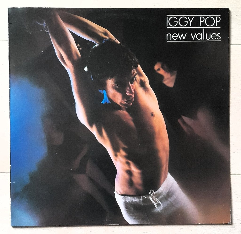 IGGY POP New Values LP STOOGES Five Foot One, Beschermende buitenhoes, LP, Ophalen of Verzenden, Zo goed als nieuw