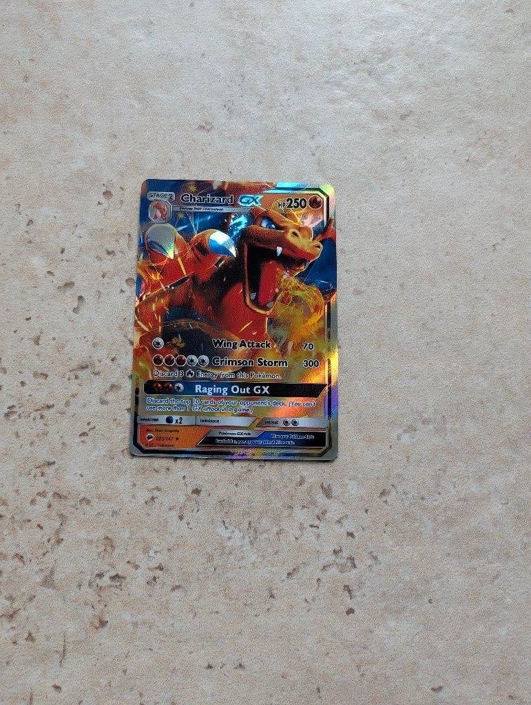 Charizard GX 020/147, Hobby en Vrije tijd, Ophalen of Verzenden, Zo goed als nieuw, Losse kaart