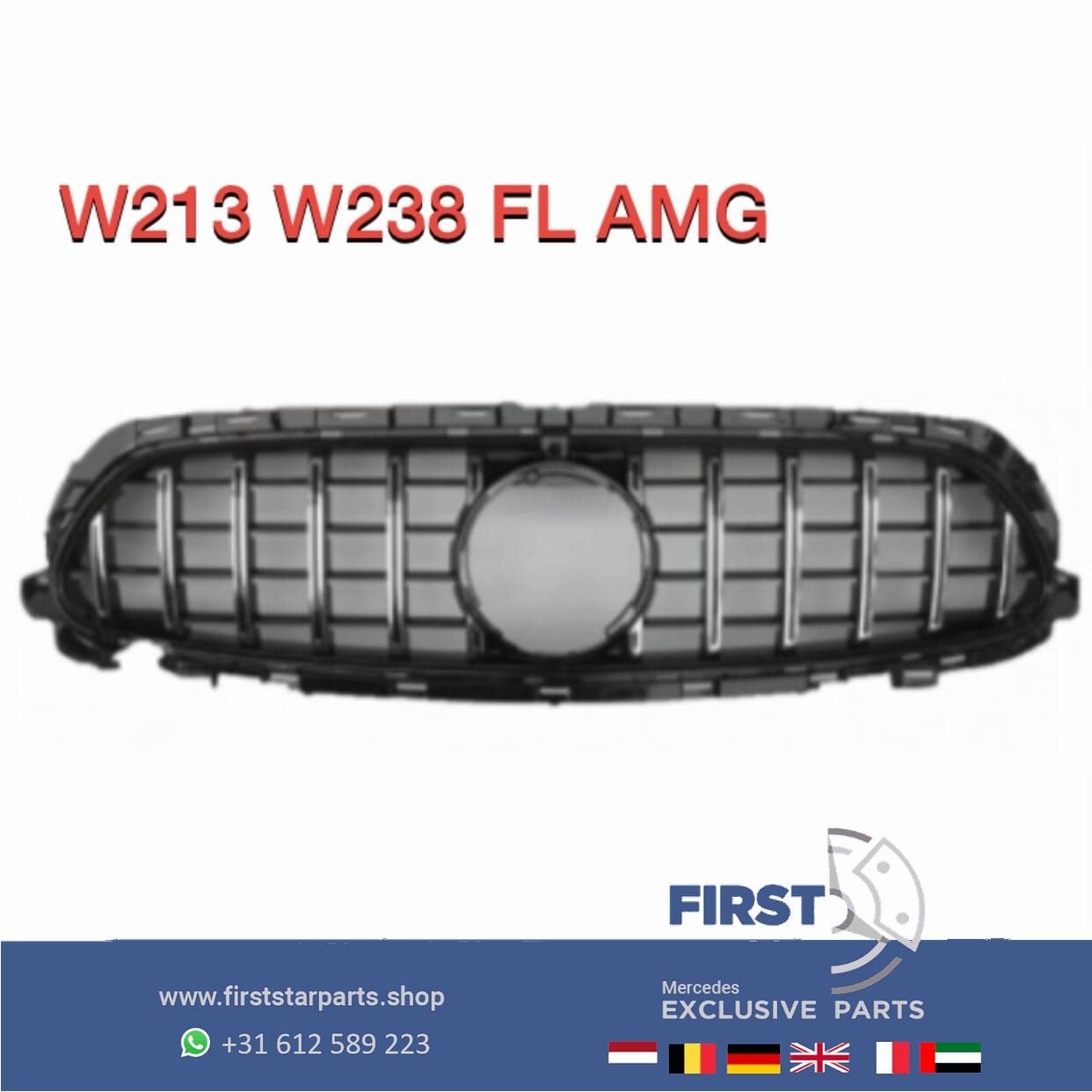 W213 C238 S213 E KLASSE FACELIFT GT GRIL 2019-2022 PANAMERIC, Gebruikt, -, Ophalen of Verzenden, -