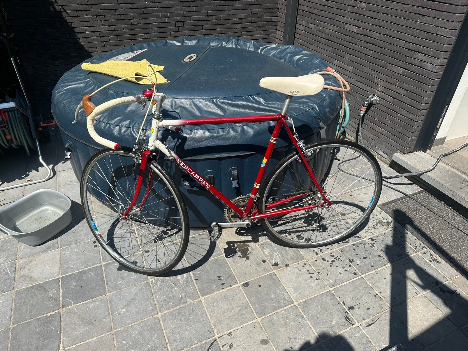 Koersfiets, Ophalen