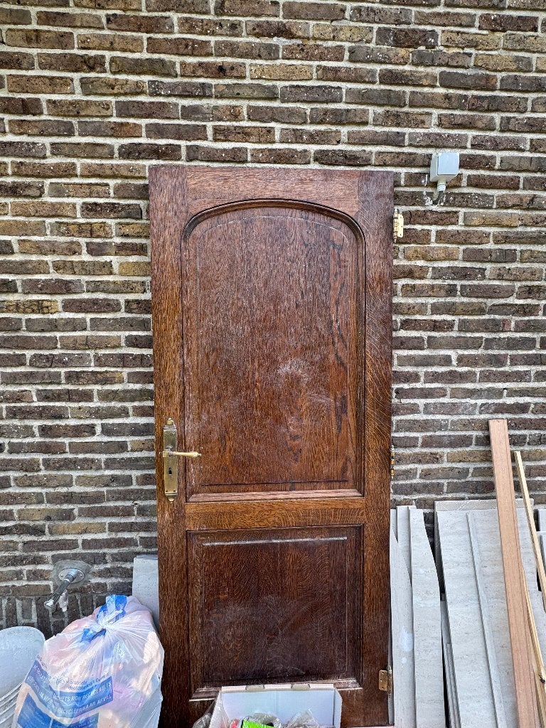 Porte intérieur en chêne, Bricolage & Construction, 75 à 150 cm, Enlèvement, Utilisé, Autres types