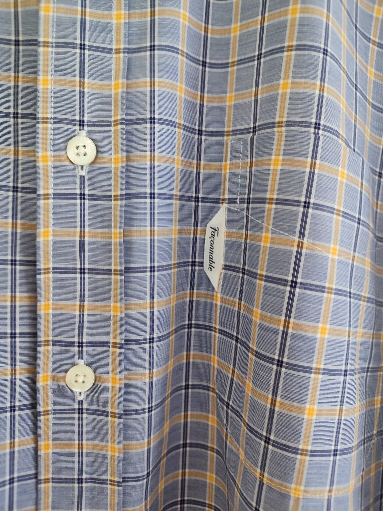 Chemise à manches longues pour homme: Faconnable 44/45 (XXL), Vêtements | Hommes, Enlèvement ou Envoi, Comme neuf, Bleu, Façonnable