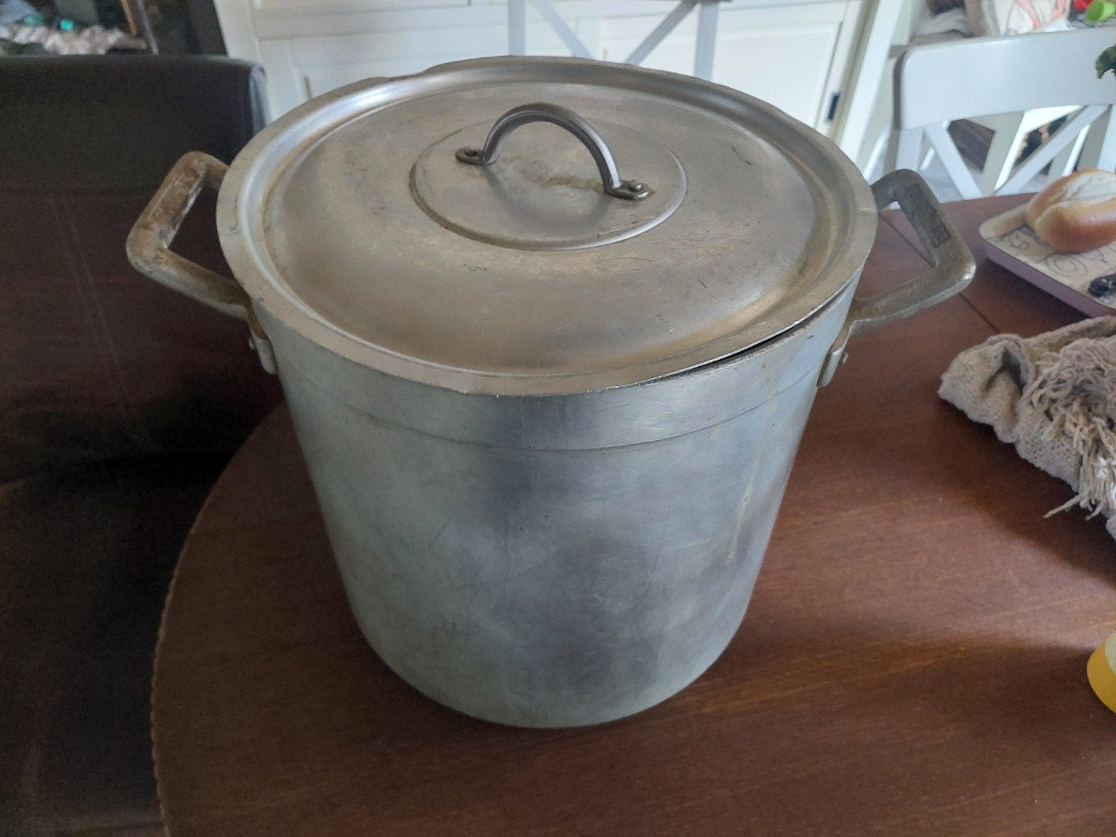 kookpot, Met deksel, Ophalen, Aluminium