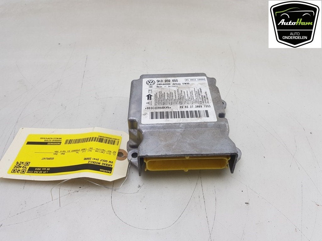 COMPUTER AIRBAG Volkswagen Golf VI (5K1) (01-2008/11-2013), Auto-onderdelen, Gebruikt, Volkswagen, Volkswagen AG, Kundenbetreuung@volkswagen.de