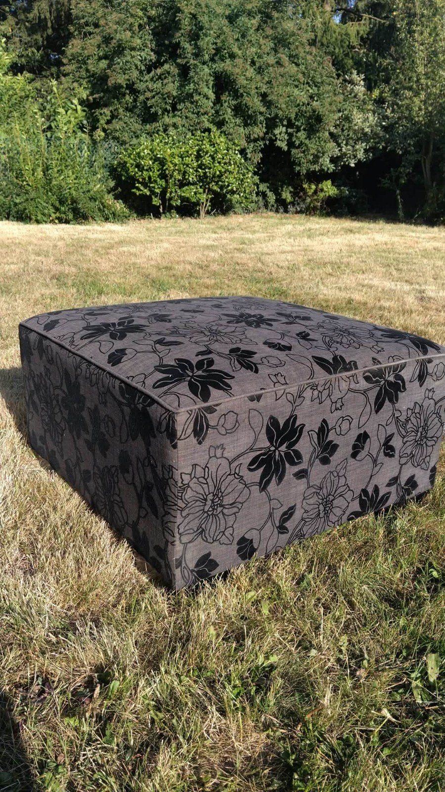 Pouf, Enlèvement, 75 à 100 cm, Tissus, Carré