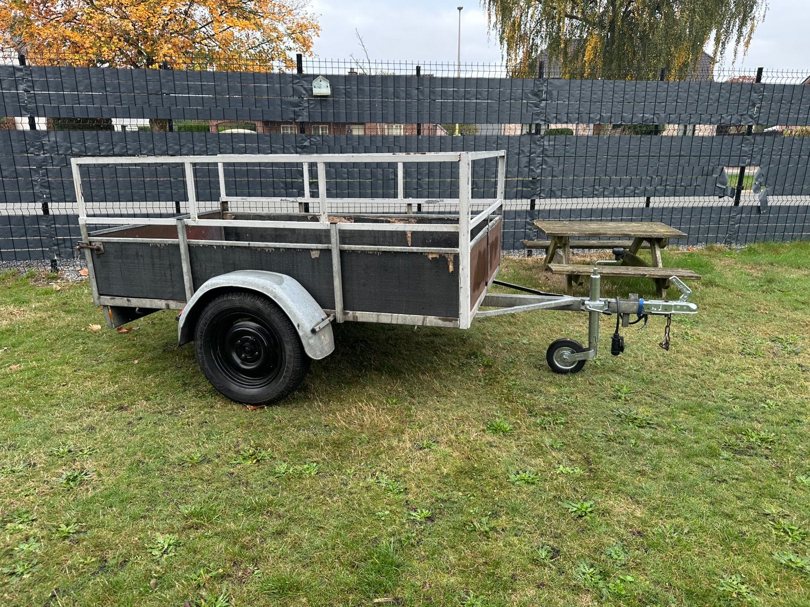 Aanhangwagen 750kilo  125x200, Ophalen, Zo goed als nieuw