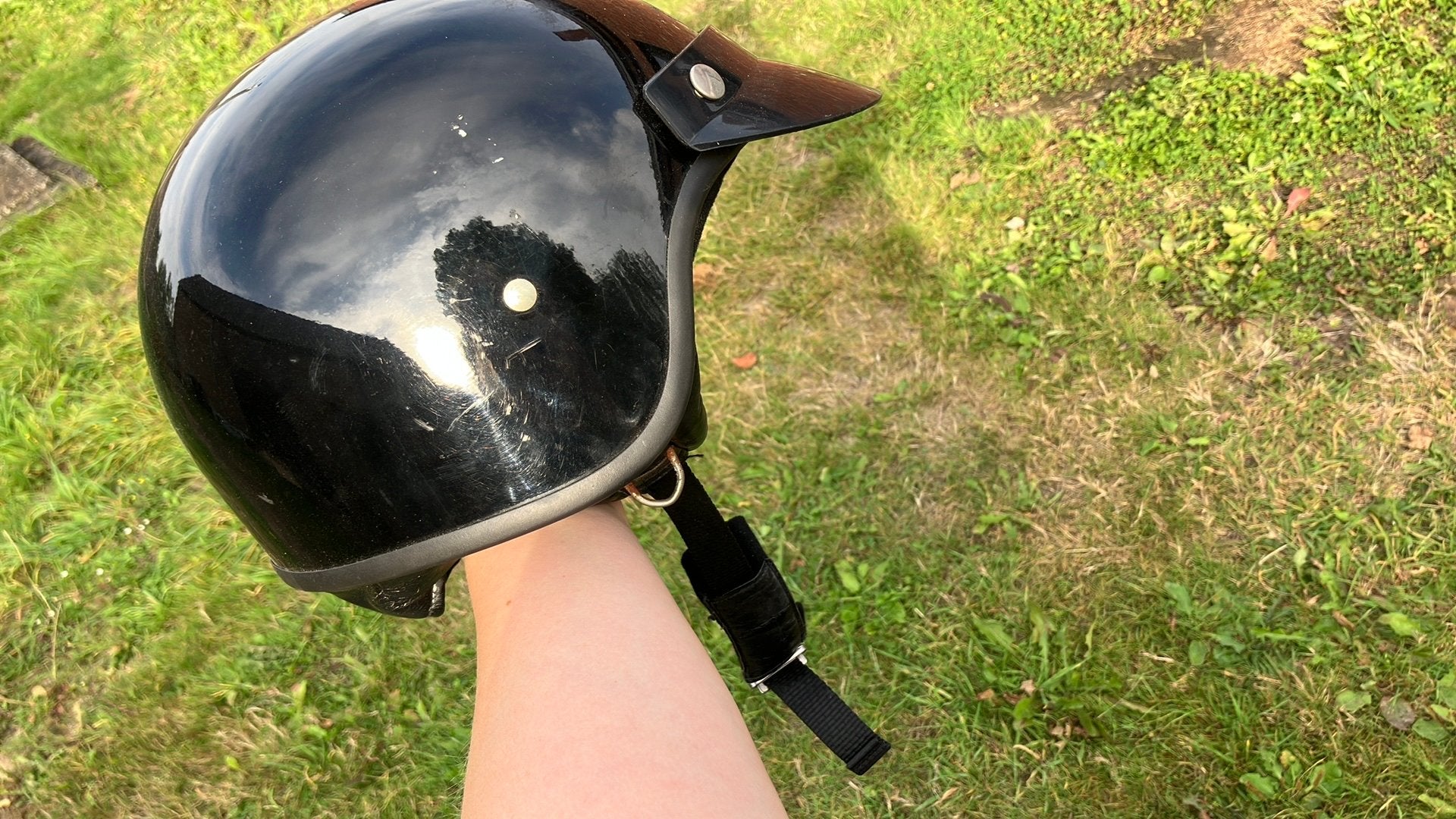 Motorhelm, Vélos & Vélomoteurs, Enlèvement, Comme neuf