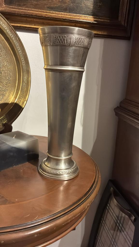 Antieke zilveren vaas/beker – 800 zilver, Antiek en Kunst, Ophalen, Zilver