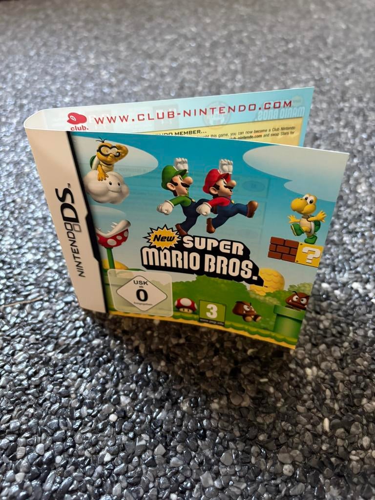 New Super Mario Bros Originele Cover, Games en Spelcomputers, Games | Nintendo DS, Ophalen, Zo goed als nieuw