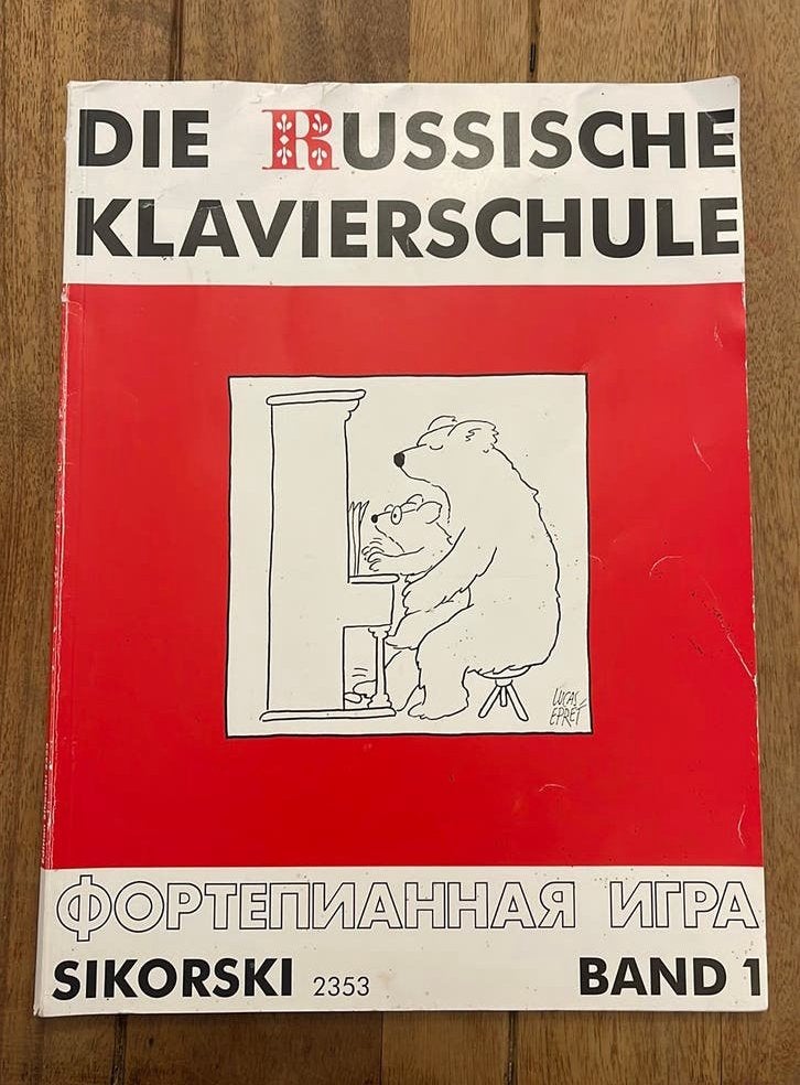 livre piano Die Russische Klavierschule Band 1, Musique & Instruments, Classique, Utilisé, Piano, Leçon ou Cours