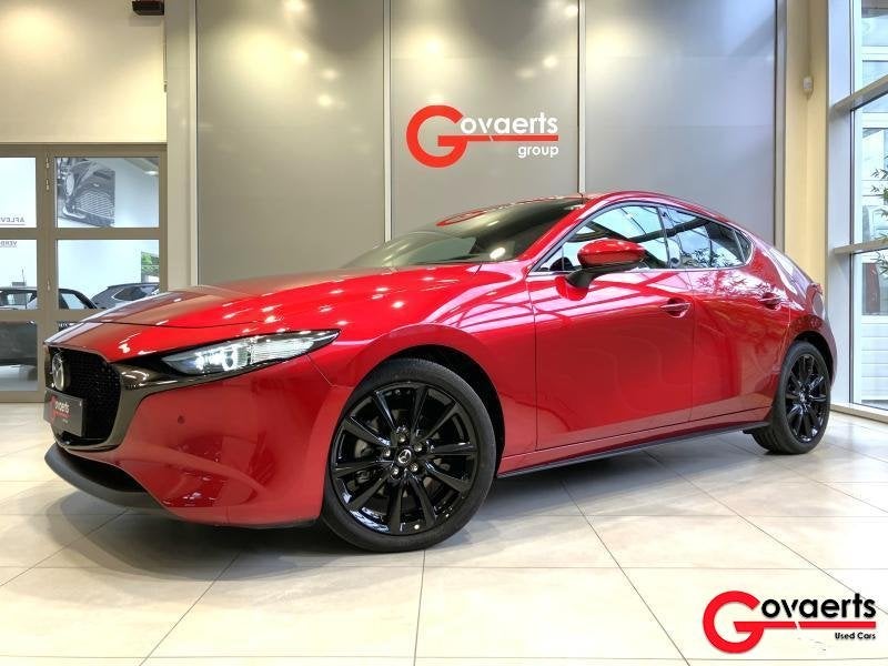 Mazda 3 2.0L EXCLUSIVE-LINE e-SKYACTIV X 186PK 6AT, Autos, Rouge, Achat, Euro 6, 186 ch