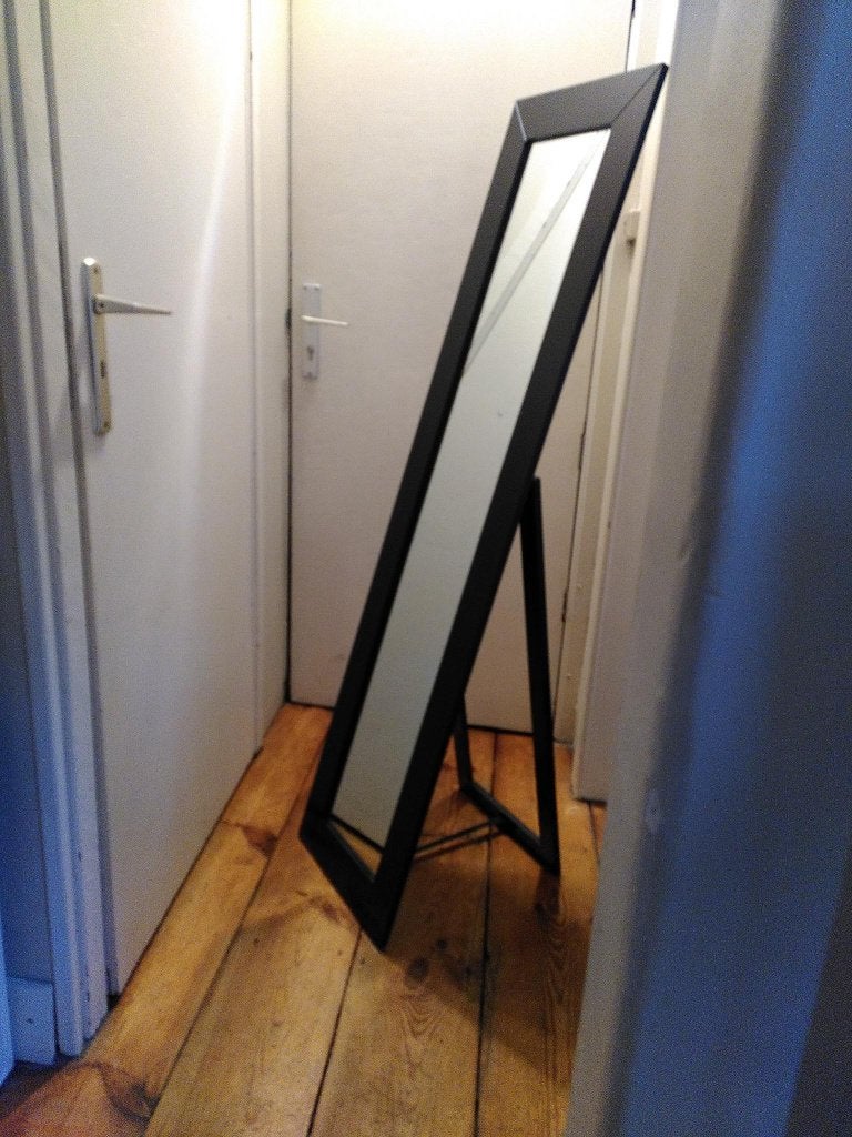 Staande spiegel VidaXL, Ophalen, Minder dan 50 cm, 100 tot 150 cm, Zo goed als nieuw