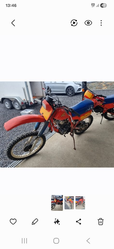 Honda XR 200 1983, Occasion, Particulier, 12 à 35 kW, 1 cylindre