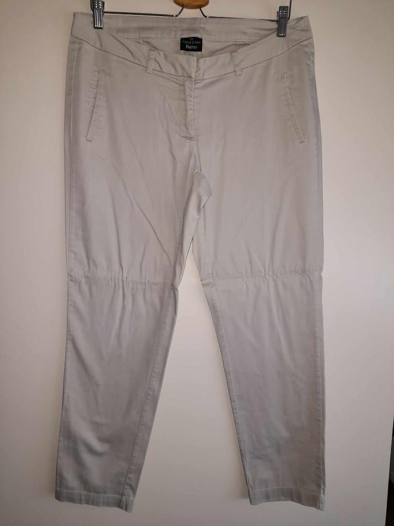 Damesbroek maat 42, Kleding | Dames, Flame, Beige, Maat 42/44 (L), Ophalen of Verzenden
