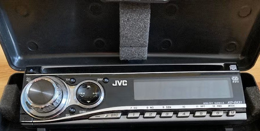 Autoradio Frontje – JVC KD-G631, Ophalen of Verzenden, Zo goed als nieuw