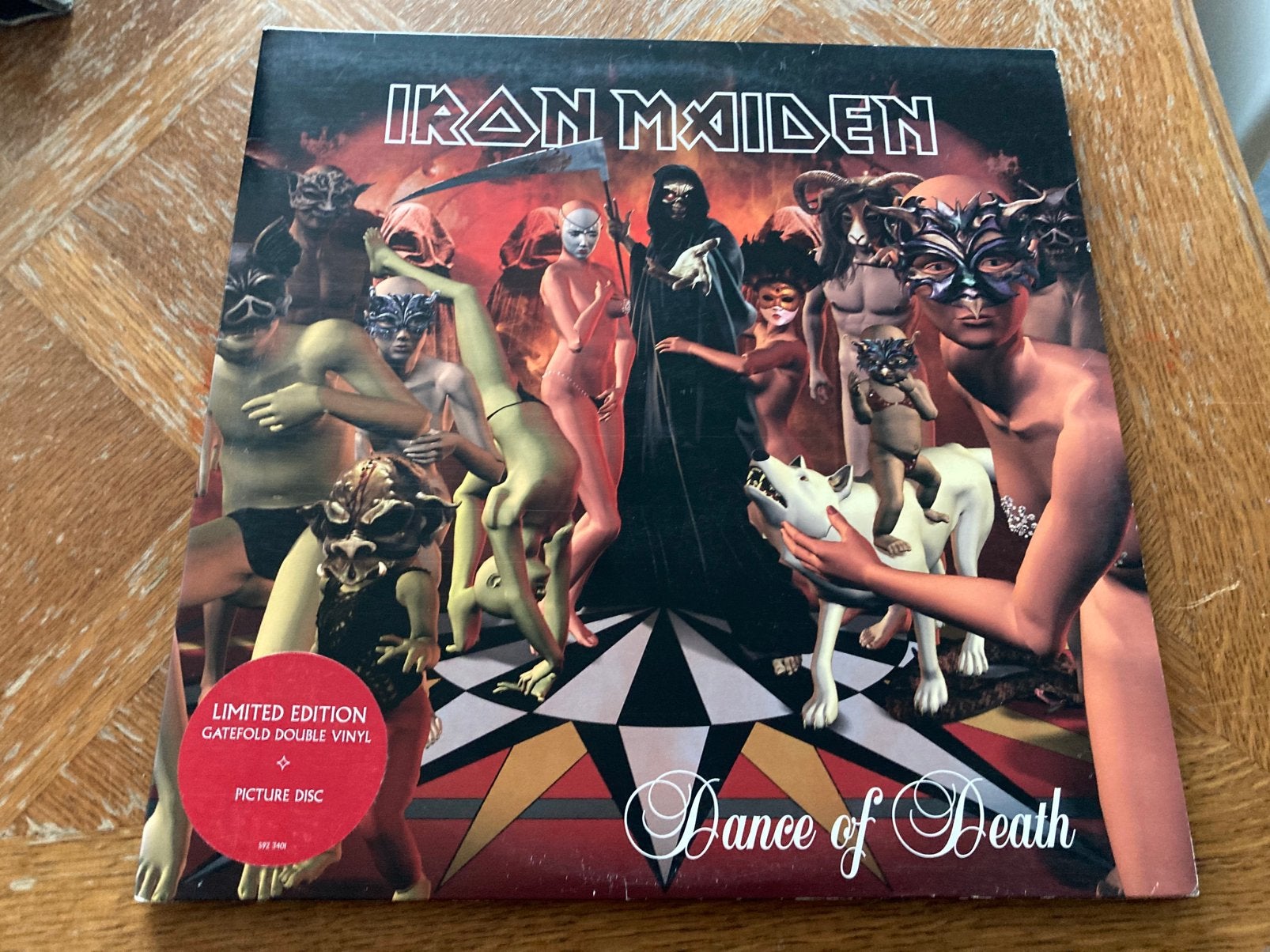 Iron Maiden: Dance Of Death  LP, 12 pouces, Enlèvement ou Envoi, Pochette gatefold, Utilisé