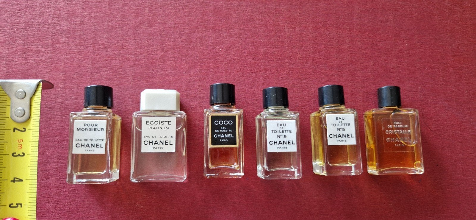 Collection de 6 flacons de parfum miniatures Ch, Collections, Enlèvement ou Envoi