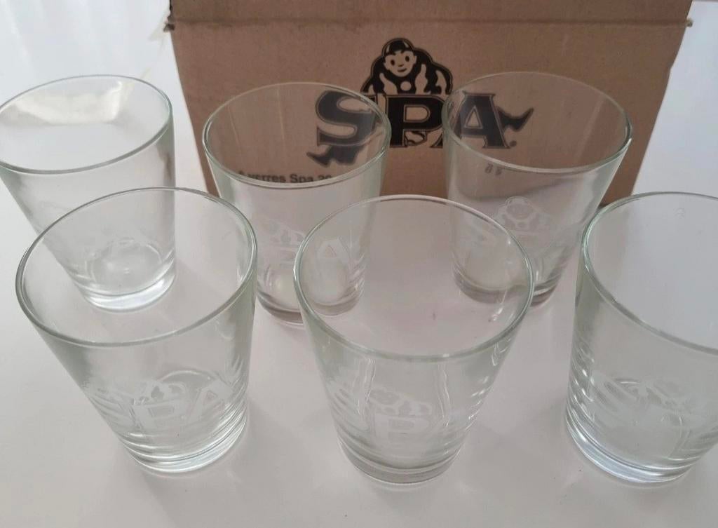 6 verres à eau SPA, Enlèvement ou Envoi