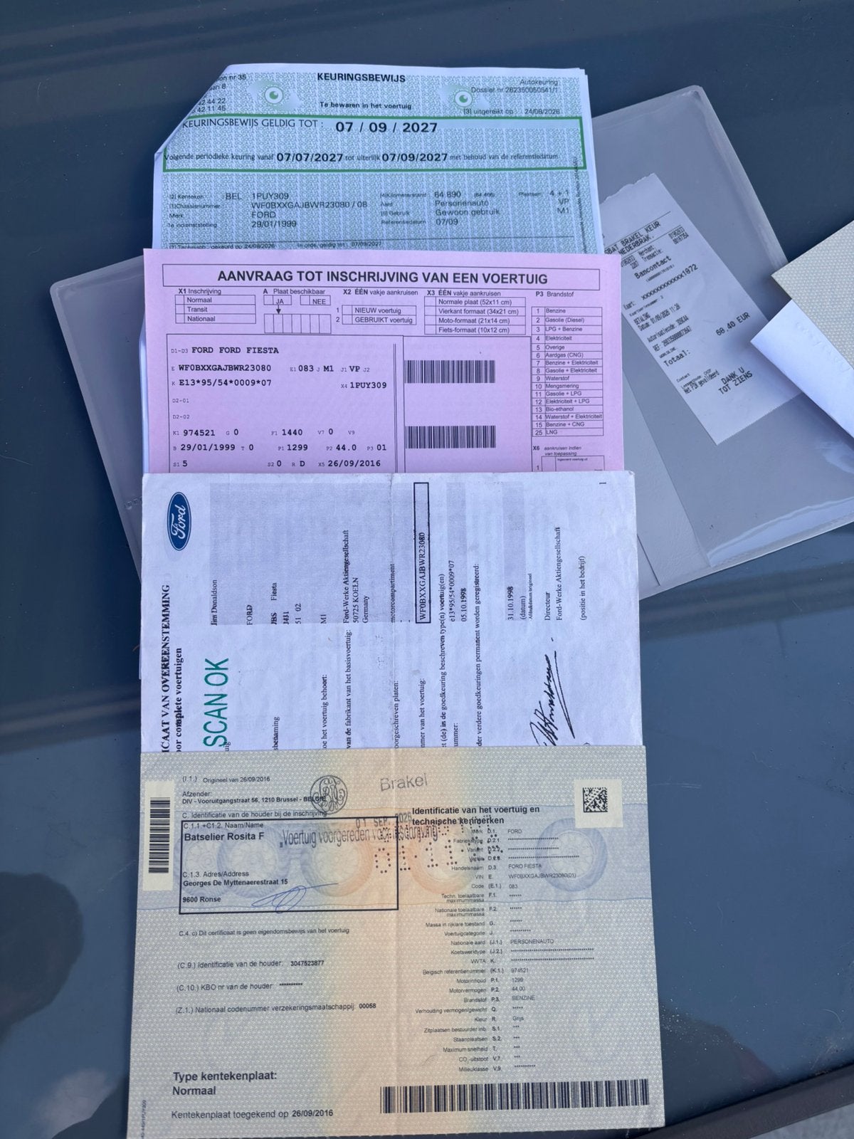 Ford fiesta gekeurd voor verkoop, Auto's, Particulier, Te koop, Open dak, Benzine