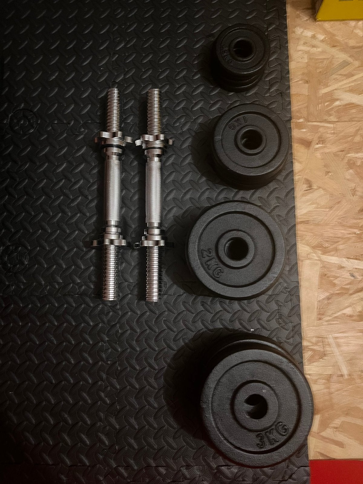Verstelbare dumbellset, Ophalen, Zo goed als nieuw