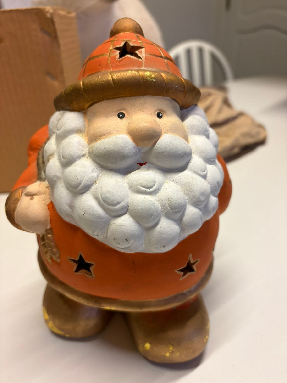 Kerst theelichthouder, Ophalen of Verzenden, Zo goed als nieuw