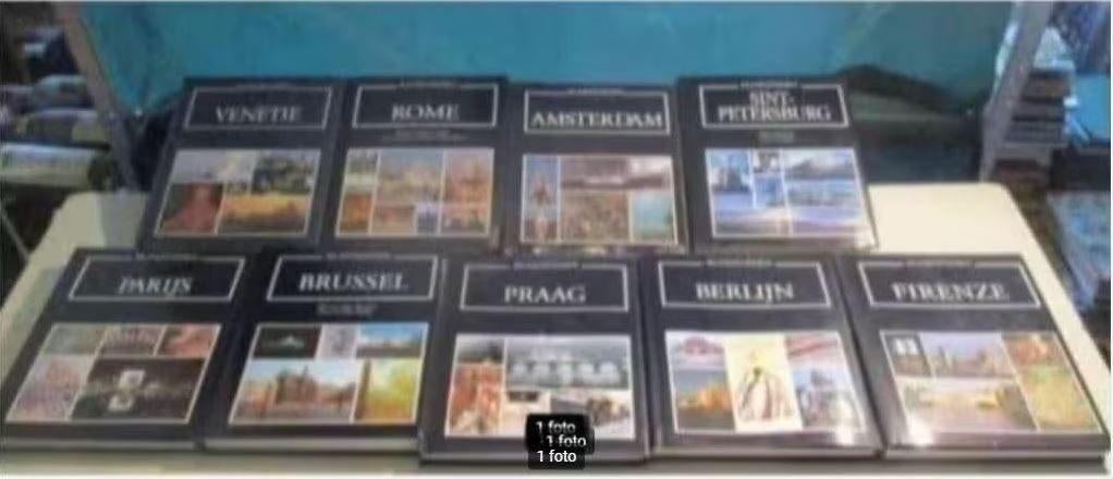 9 Prachtige Kunstboeken - Kunststeden van Europa, Boeken, Ophalen of Verzenden