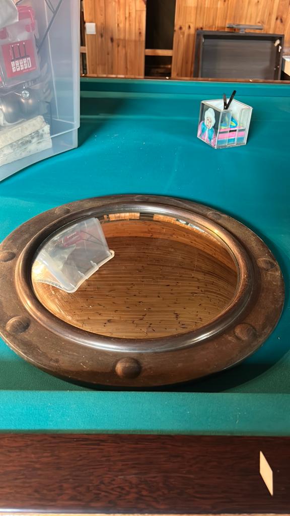 Vintage bolle spiegel, Ophalen