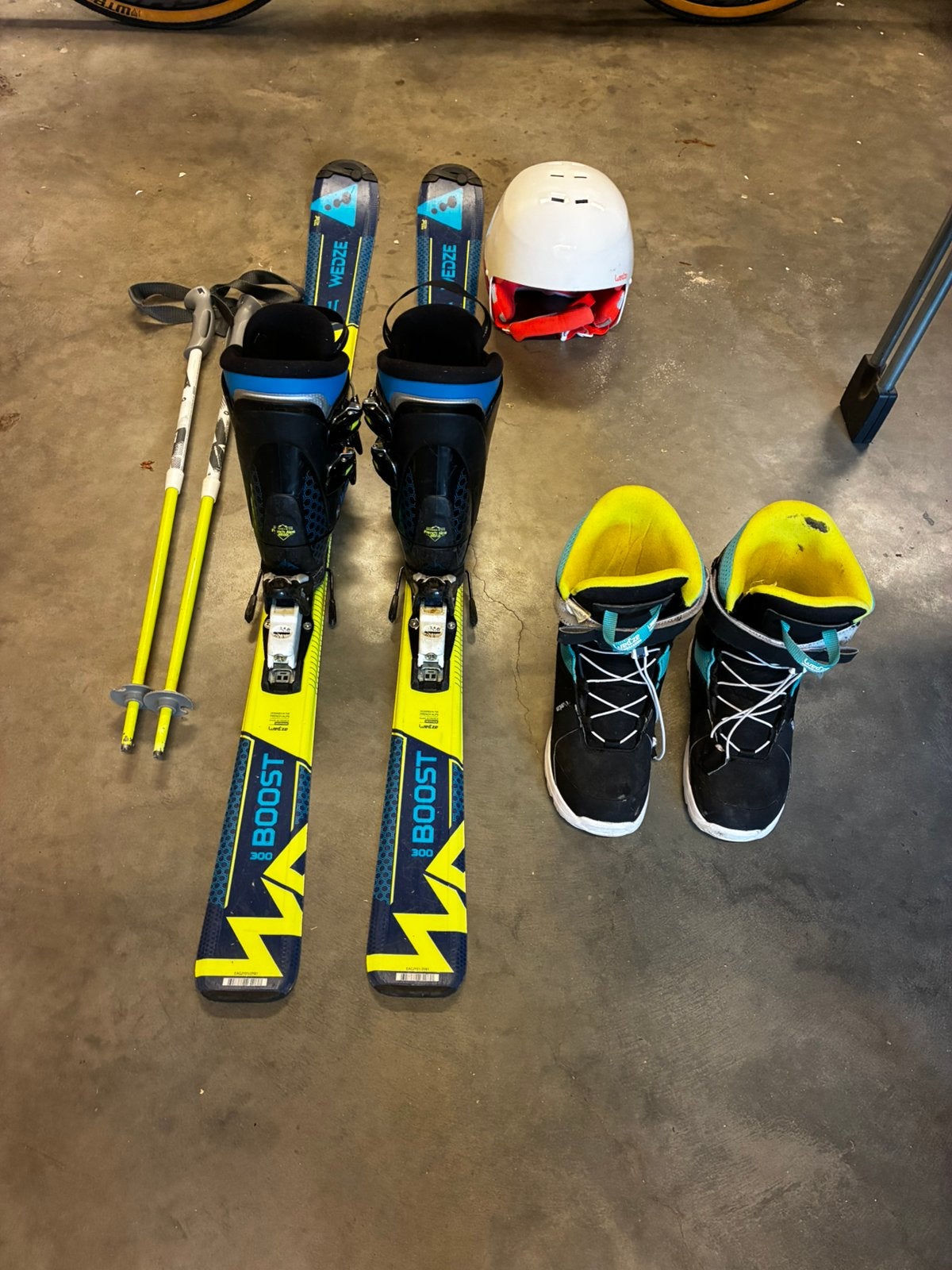 Skiuitrusting, Sport en Fitness, Gebruikt, 100 tot 140 cm, Carve, Ophalen