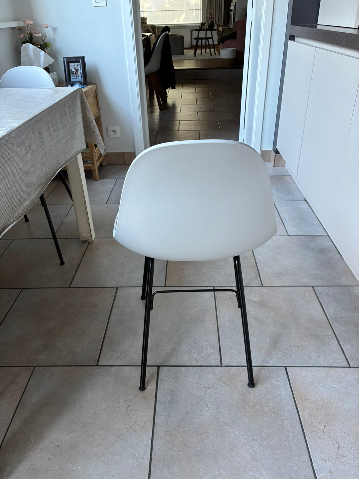 Stoelen, Huis en Inrichting, Stoelen, Ophalen, Zo goed als nieuw, Wit