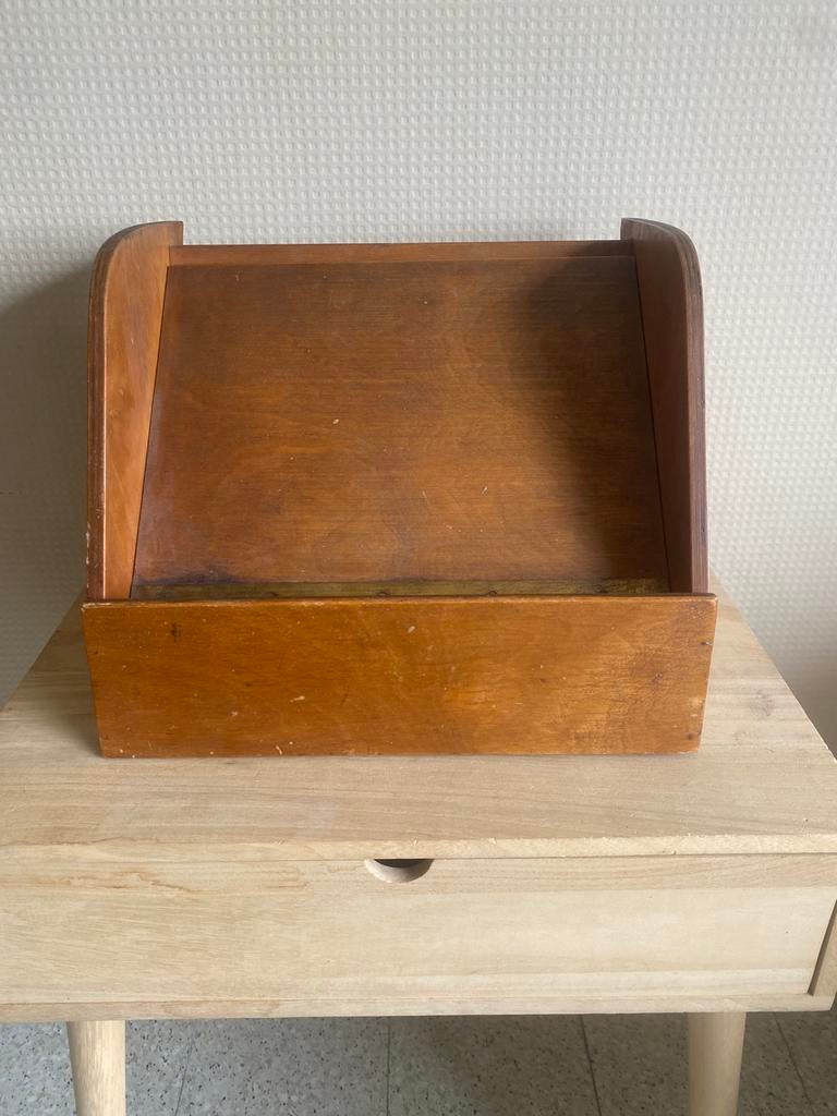 Boekenstandaard met opbergruimte, Antiek en Kunst, Ophalen of Verzenden