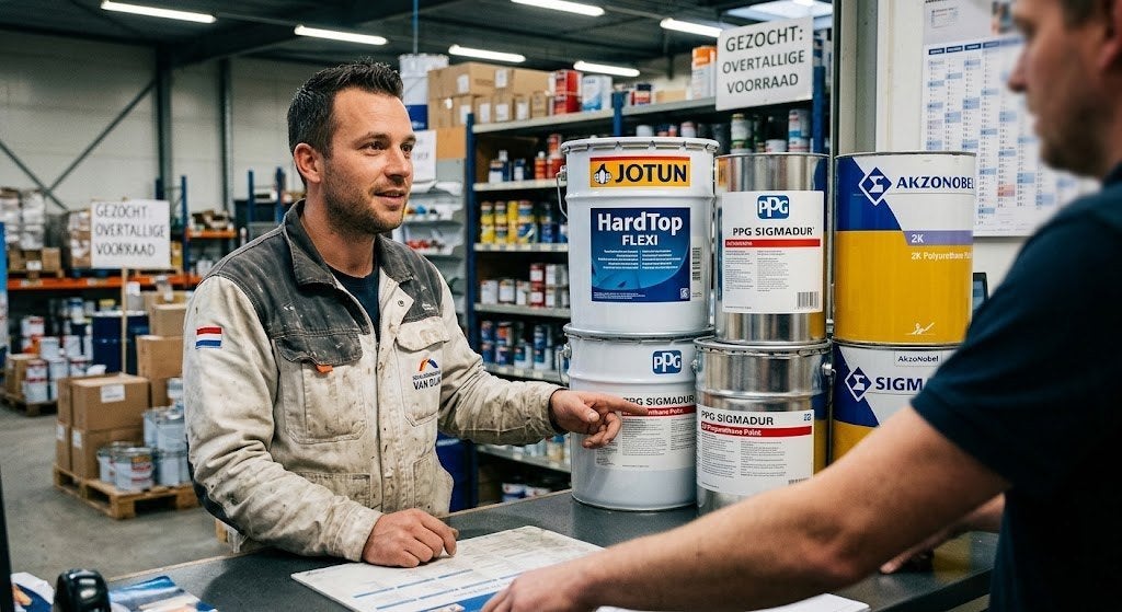 GEZOCHT Jotun HardTop PPG Akzo Nobel Sigma 2K Polyurethane, Bricolage & Construction, Enlèvement, Noir