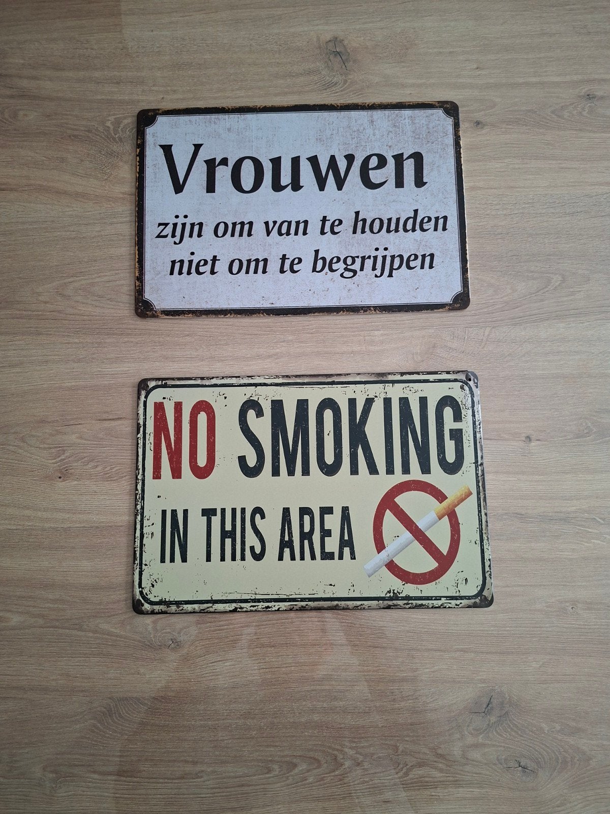 Reclame borden, Verzamelen, Ophalen, Nieuw, Reclamebord