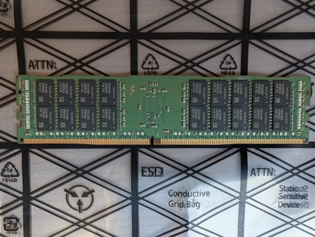 4x 32GB (128GB) DDR4 2400 ECC RDIMM Samsung Server RAM, Gebruikt, Server, DDR4, Ophalen of Verzenden