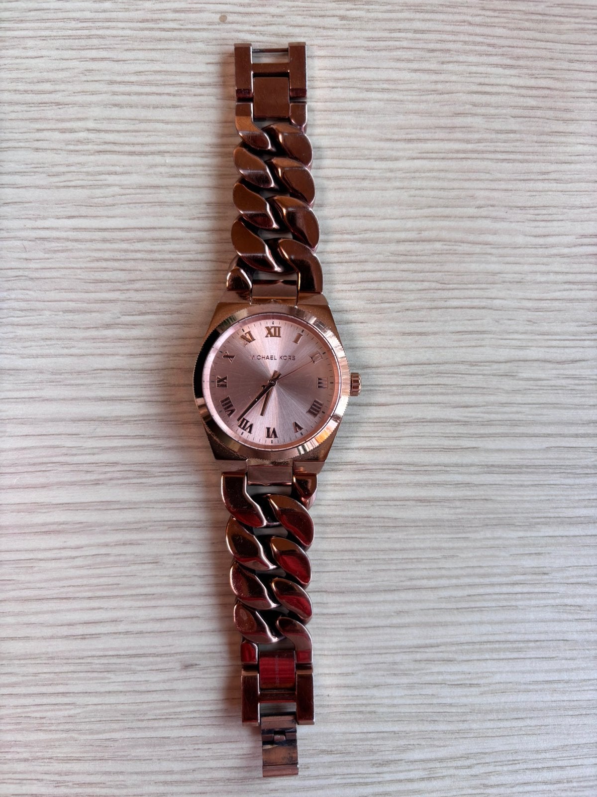 Dameshorloge MK, Bijoux, Sacs & Beauté, Montres | Femmes, Montre-bracelet, Autres marques, Enlèvement ou Envoi, Acier