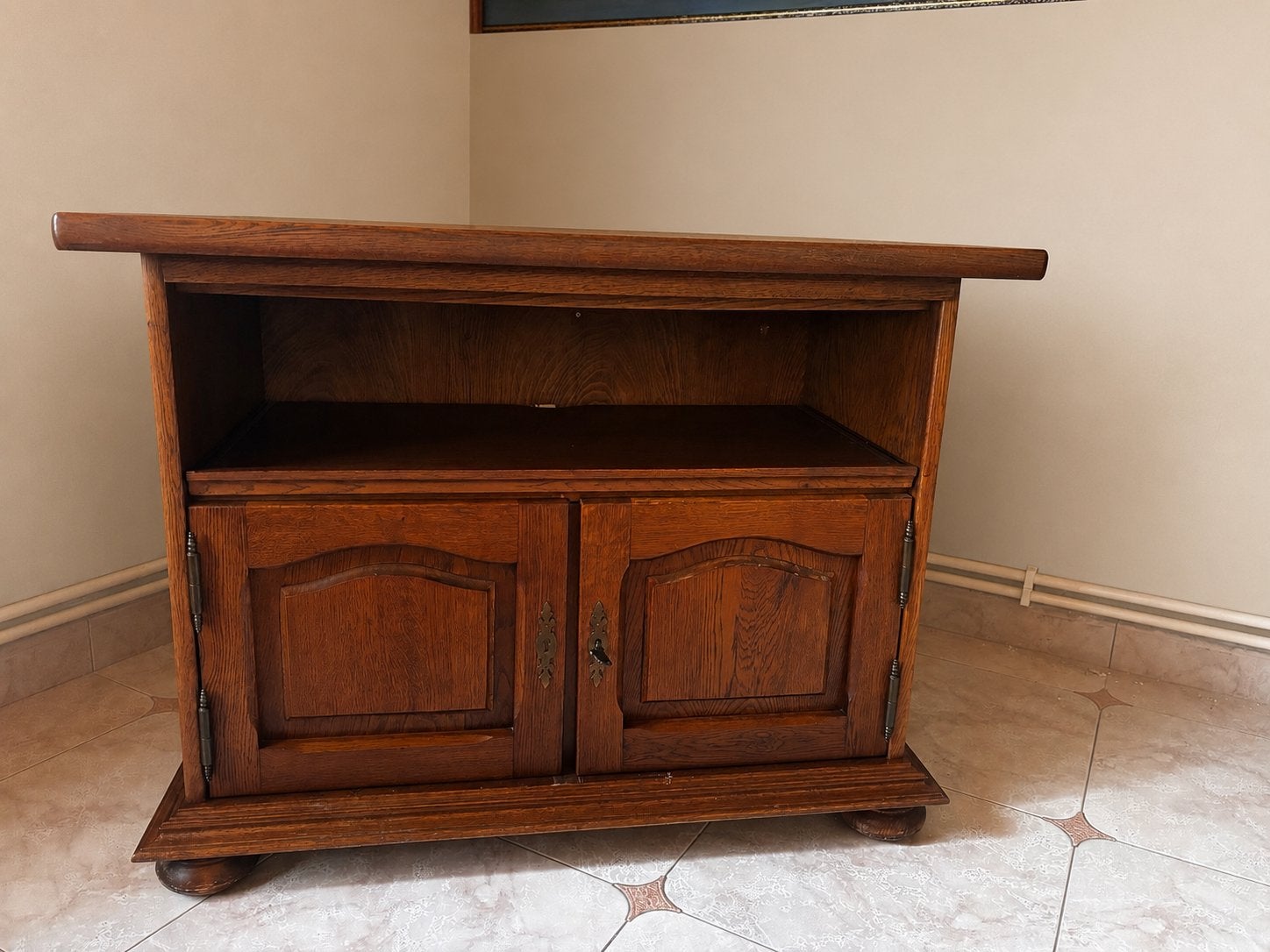 Meuble télévision, Maison & Meubles, Enlèvement, Utilisé, Chêne