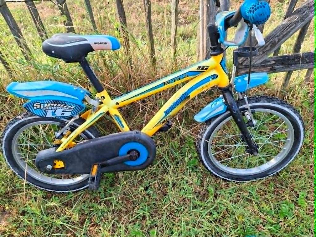 Kinderfiets 16 inch, Fietsen en Brommers, Ophalen, Gebruikt, Velgrem, Minder dan 16 inch