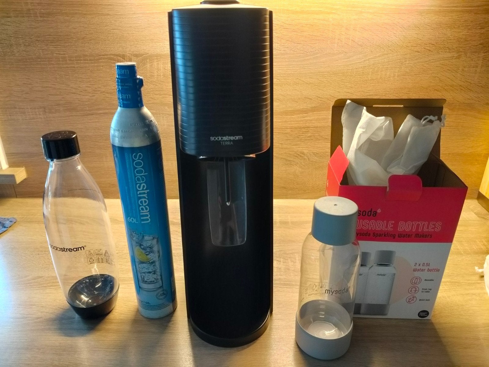 sodastream set, Enlèvement