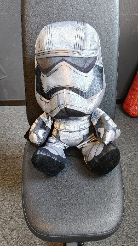 Disney Star Wars Captain Phasma Pluche Knuffel, Disney, Comme neuf, Argent, Star Wars