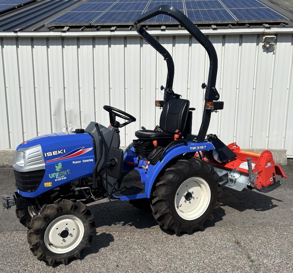 Tracteur Iseki TM3187 + Fraise 105 cm, Ophalen, Grondbewerking