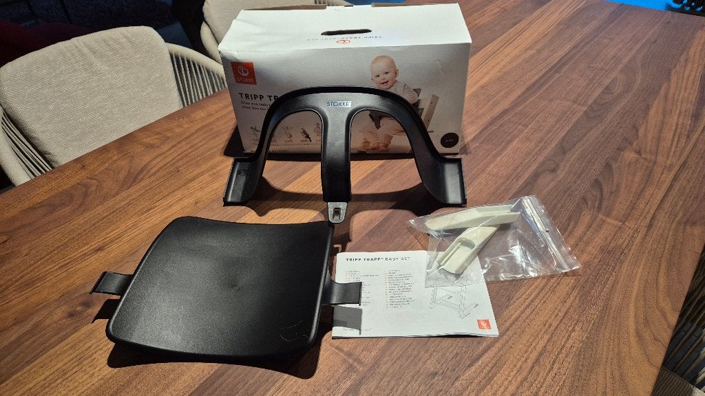 Tripptrapp babyset van Stokke., Kinderen en Baby's, Kinderstoelen, Ophalen of Verzenden, Zo goed als nieuw, Meegroeistoel, Stoelverkleiner
