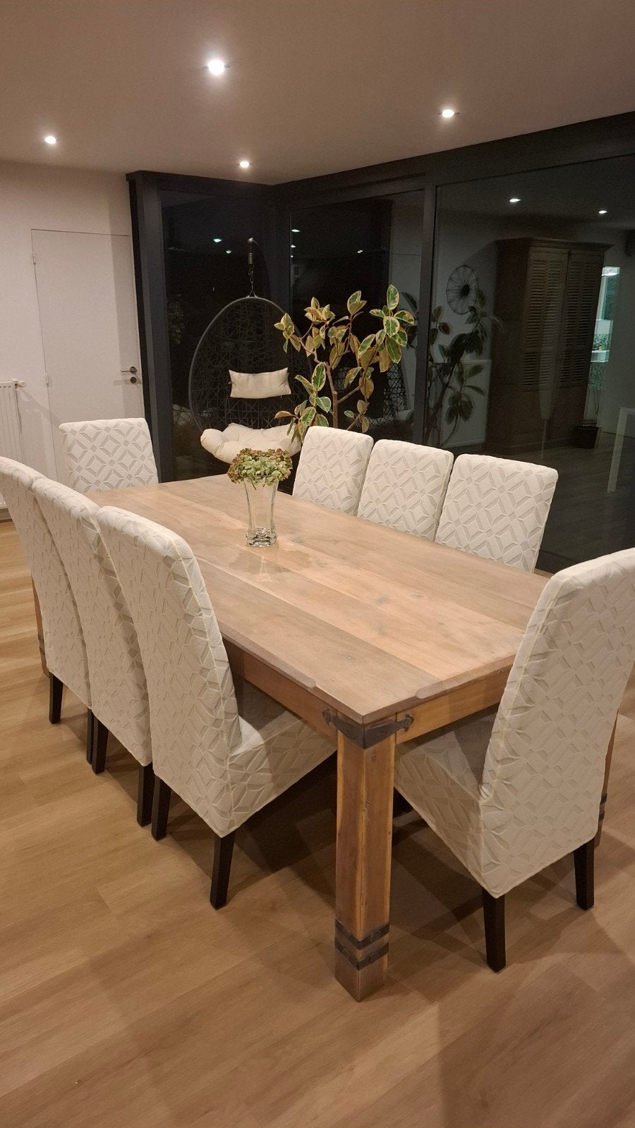 8 chaises de salle à manger, Maison & Meubles, Bois, Comme neuf, Enlèvement, Cinq, Six Chaises ou plus