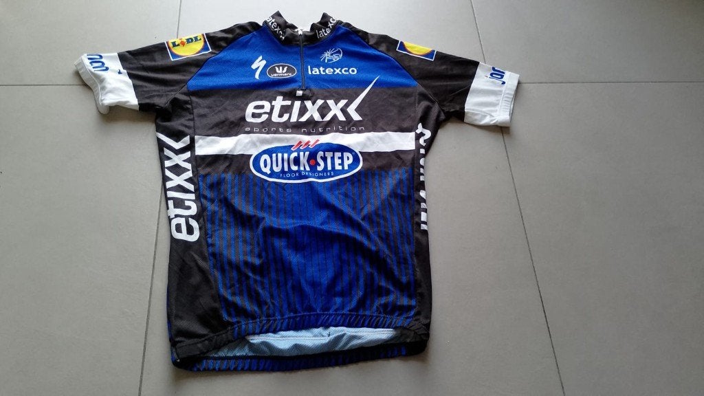 wielershirt Etixx Quick Step UCI maat L, Ophalen of Verzenden