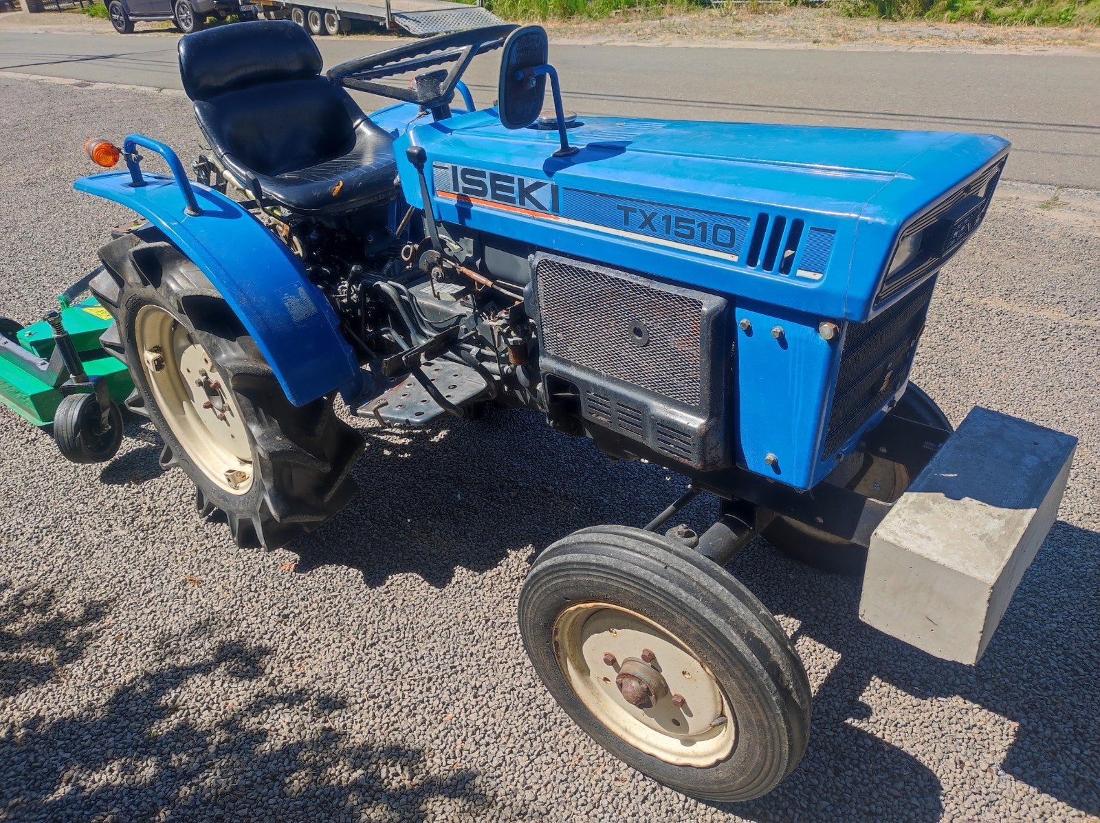 mini tractot, Ophalen