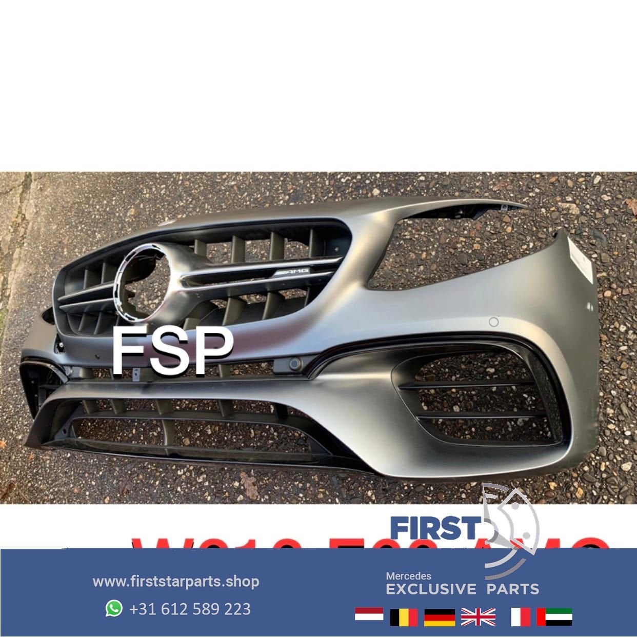 W213 E63 AMG 2018 Voorbumper COMPLEET origineel Mercedes bum, Utilisé, -, Avant, -