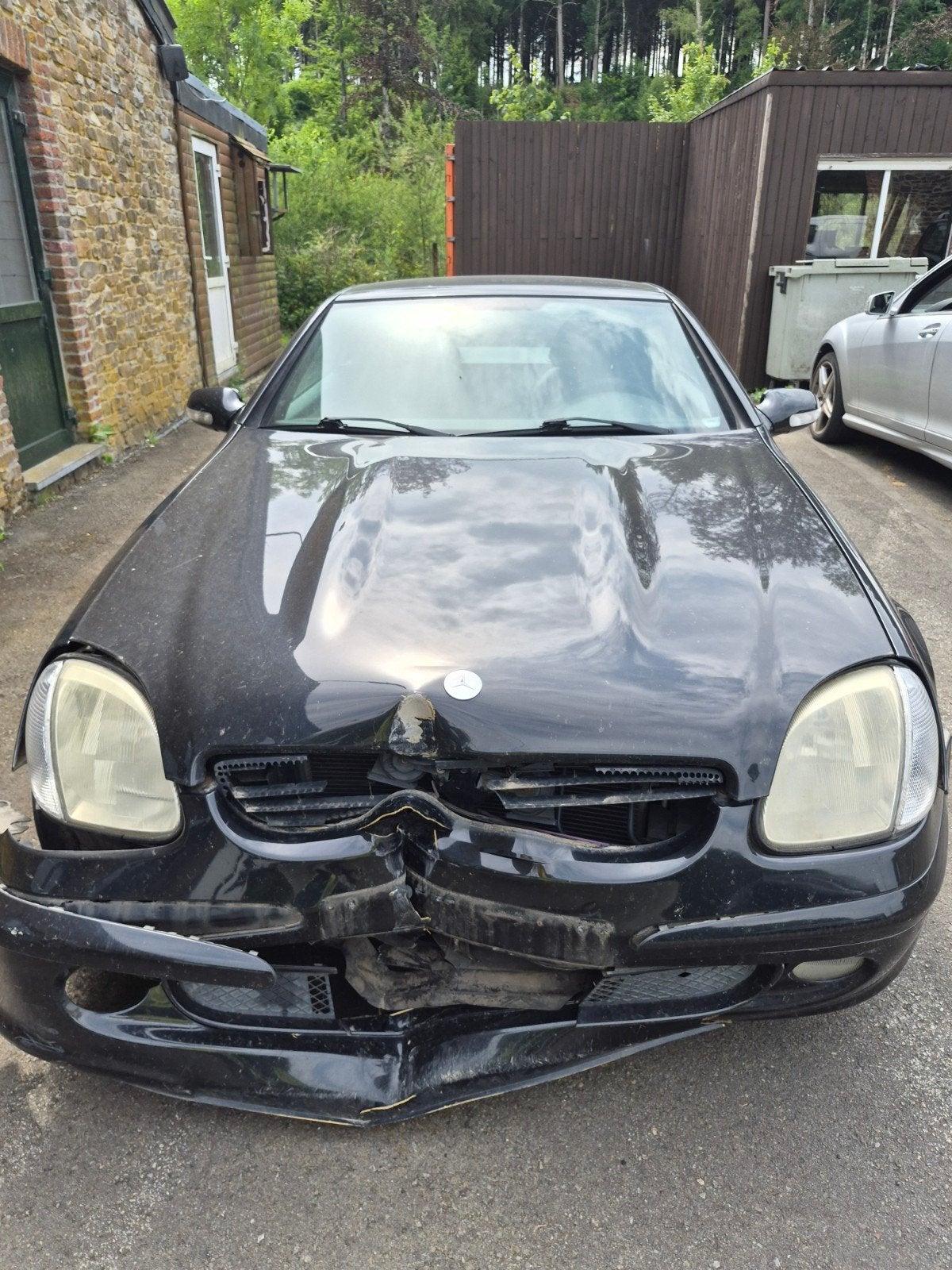 Slk 200 kompressor accidenté, Cuir, Achat, Beige, Cabriolet