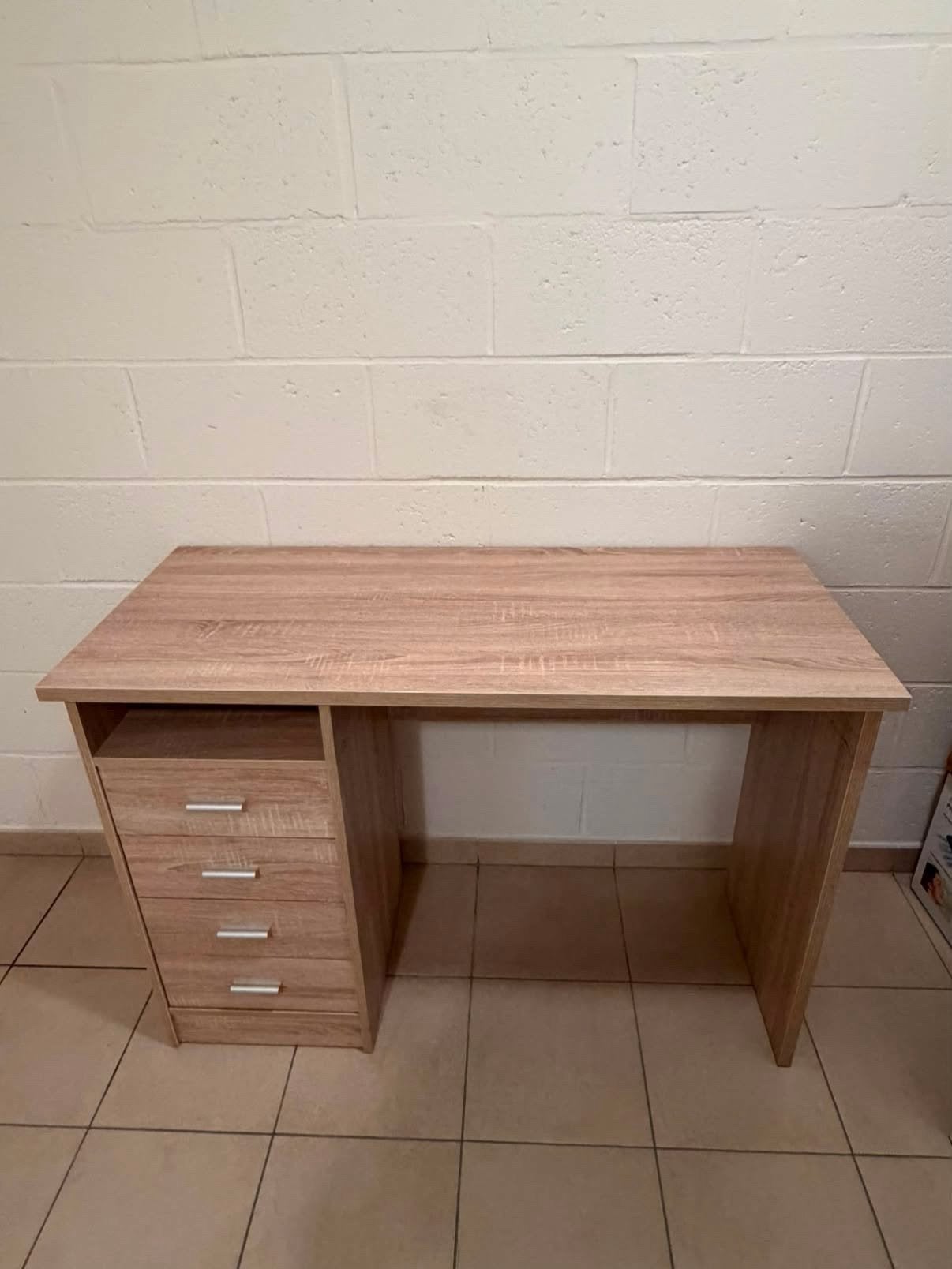 Bureau avec rangements, Bureau d'écolier, Comme neuf, Enlèvement, Bois
