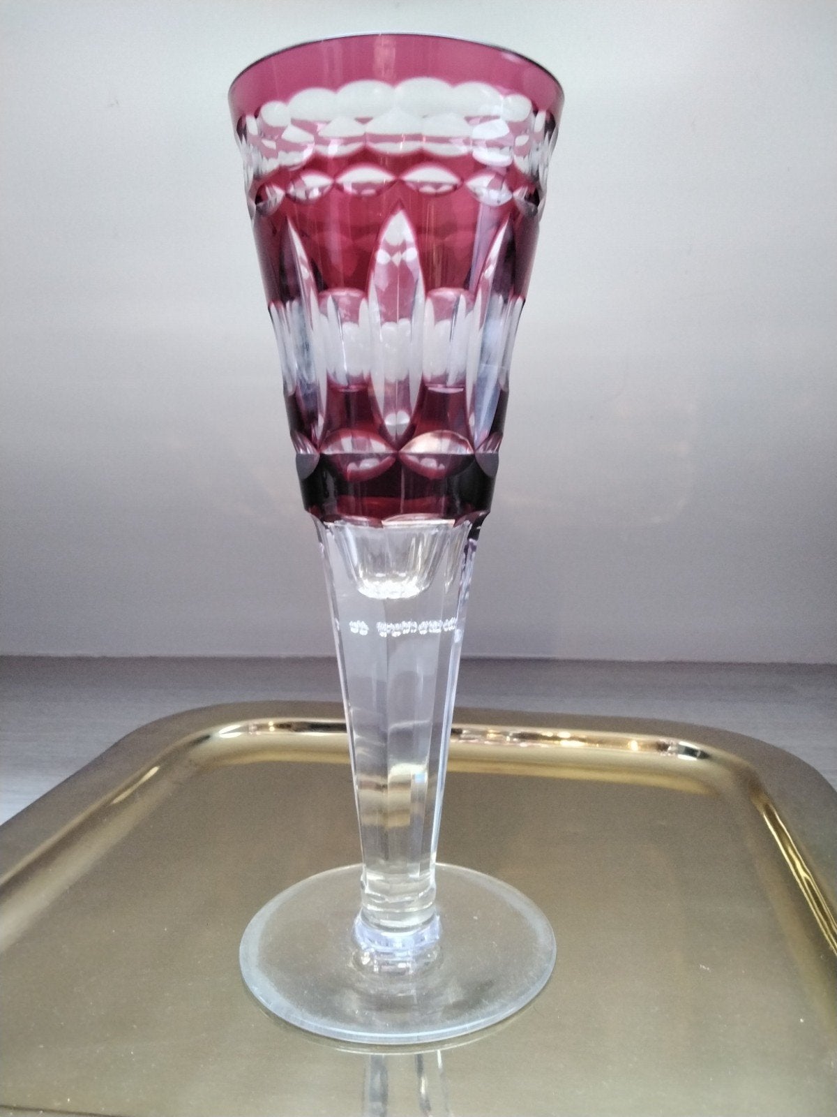 val st Lambert kristal h 25,5 cm.
zie ook naar mijn, Antiek en Kunst, Ophalen of Verzenden