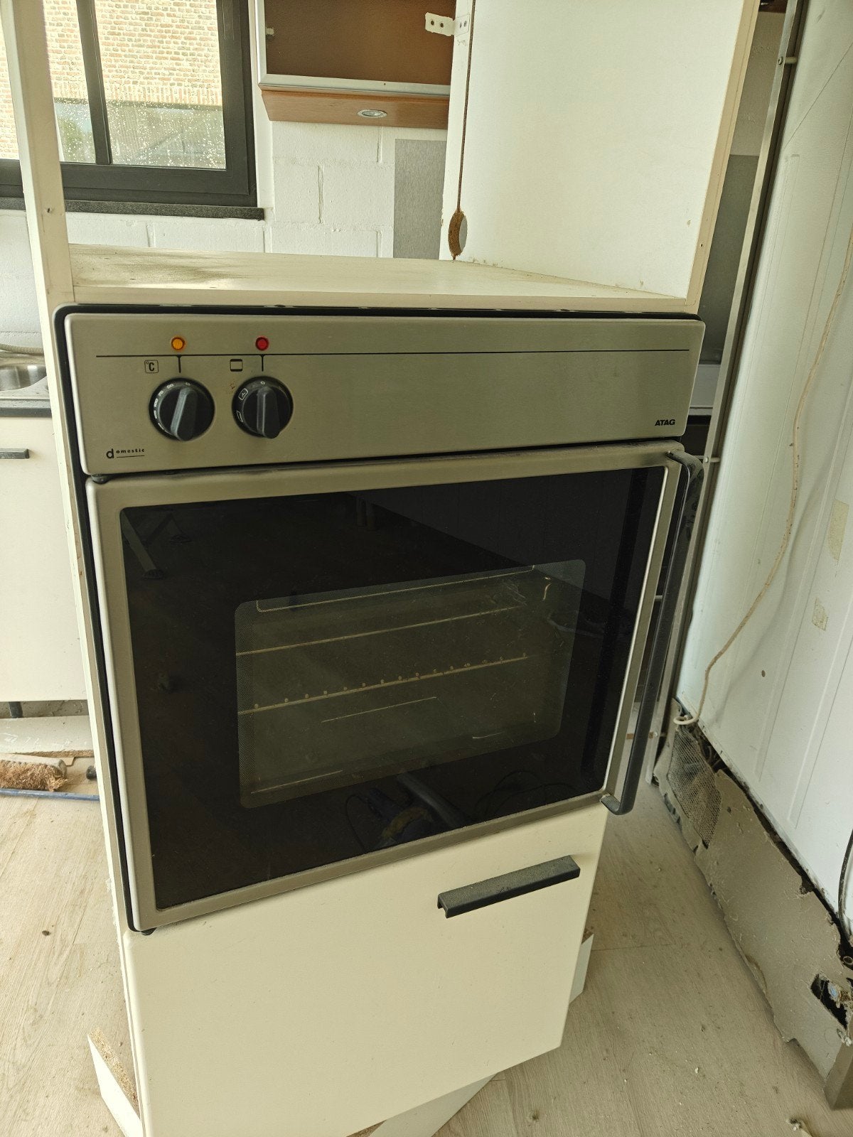 Oven Atag 60x60, Ophalen, Gebruikt, Hete lucht, Heteluchtoven