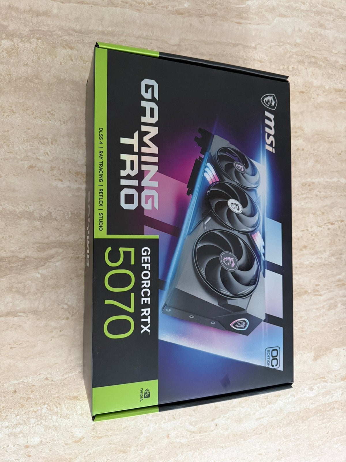 MSI GeForce rtx 5070 12G gaming trio, Computers en Software, Overige soorten, Nieuw, Ophalen of Verzenden, HDMI